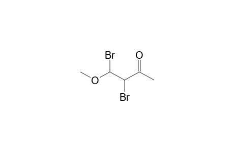 1,2-Dibromo-1-methoxybutan-3-one