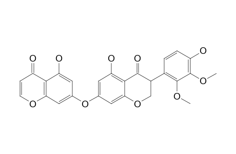 4',5-DIHYDROXY-2',3'-DIMETHOXY-7-(5-HYDROXYCHROMEN-7-YL)-ISOFLAVANONE