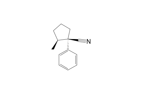 Cyclopentanecarbonitrile, 2-methyl-1-phenyl-, cis-