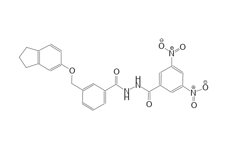 benzoic acid, 3-[[(2,3-dihydro-1H-inden-5-yl)oxy]methyl]-, 2-(3,5-dinitrobenzoyl)hydrazide
