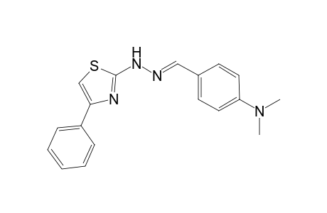 2-(2-(4-N,N-Dimethylaminobenzylidene)hydrazinyl)-4-phenylthiazole