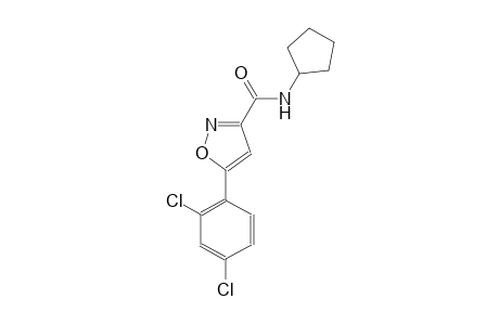 3-isoxazolecarboxamide, N-cyclopentyl-5-(2,4-dichlorophenyl)-