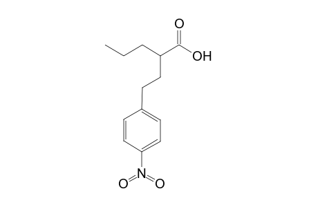 (4-Nitrophenyl)-2-propylbutanoic acid