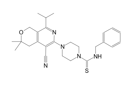 1-piperazinecarbothioamide, 4-[5-cyano-3,4-dihydro-3,3-dimethyl-8-(1-methylethyl)-1H-pyrano[3,4-c]pyridin-6-yl]-N-(phenylmethyl)-