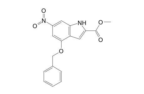 Methyl 4-benzyloxy-6-nitroindole-2-carboxylate