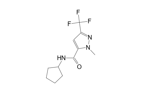 N-cyclopentyl-1-methyl-3-(trifluoromethyl)-1H-pyrazole-5-carboxamide