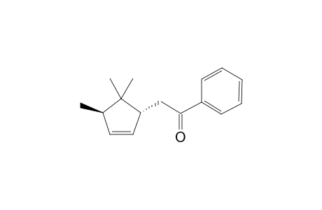 1-Phenyl-2-((1R,4R)-4,5,5-trimethylcyclopent-2-en-1-yl)ethan-1-one