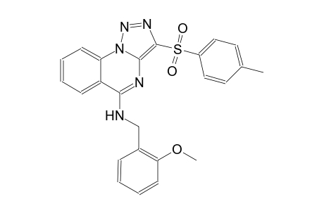 [1,2,3]triazolo[1,5-a]quinazolin-5-amine, N-[(2-methoxyphenyl)methyl]-3-[(4-methylphenyl)sulfonyl]-