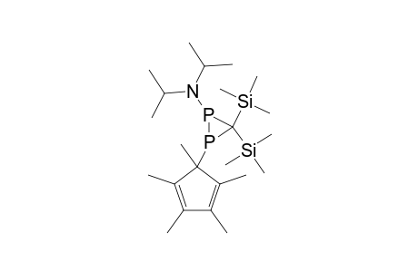 1-(diisopropylamino)-2-(pentamethylcyclopentadienyl)-3,3-bis(trimethylsilyl)diphosphirane