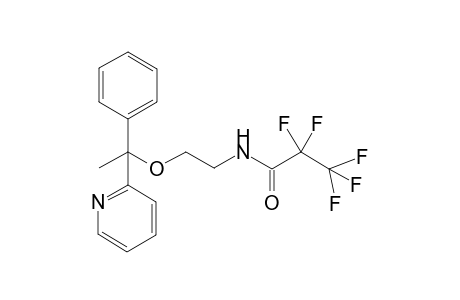 Doxylamine - metabolite II : pentafuoropropionyl derivatitive