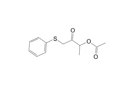 1-Methyl-2-oxo-3-(phenylsulfanyl)propyl acetate