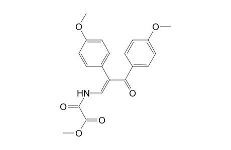 (E)-3-[Methoxycarbonyl)amido]-1,2-di(p-methoxyphenyl)propenone