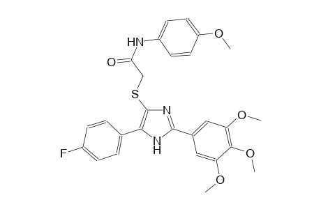acetamide, 2-[[5-(4-fluorophenyl)-2-(3,4,5-trimethoxyphenyl)-1H-imidazol-4-yl]thio]-N-(4-methoxyphenyl)-