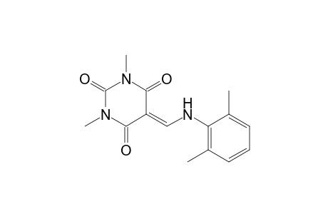 5-[(2,6-dimethylanilino)methylene]-1,3-dimethyl-barbituric acid