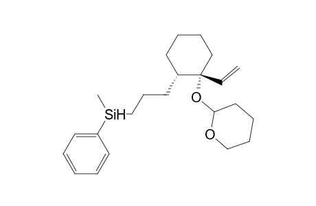 (1R*,2S*)-1-Ethenyl-2-[3-(methylphenylsilyl)propyl]-1-(tetrahydropyranyloxy)cyclohexane