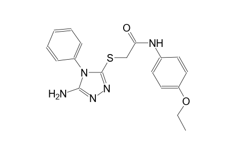 acetamide, 2-[(5-amino-4-phenyl-4H-1,2,4-triazol-3-yl)thio]-N-(4-ethoxyphenyl)-