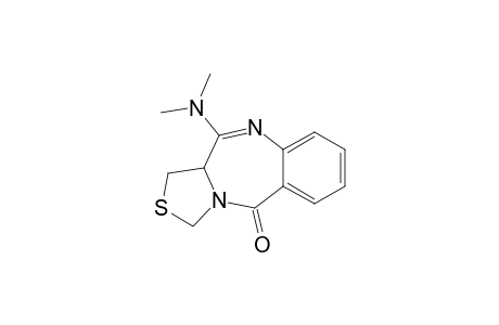 4-(dimethylamino)-3,3a-dihydro-1H-thiazolo[4,3-c][1,4]benzodiazepin-10-one