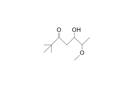 5-Hydroxy-6-methoxy-2,2-dimethyl-heptan-3-one diastereomer 1
