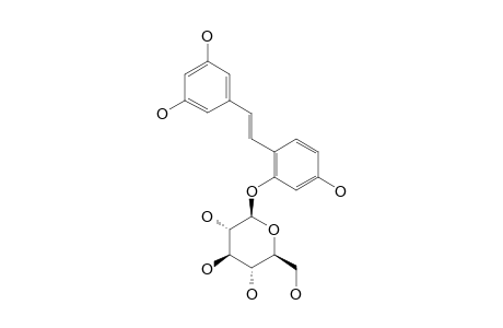 OXYRESVERATROL-2-O-BETA-D-GLUCOPYRANOSIDE