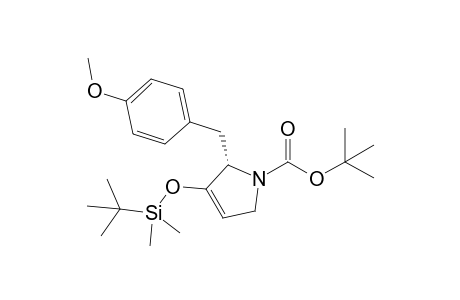 t-Butyl (2S)-3-[(t-butyldimethylsilyl)oxy]-2,5-dihydro-2-(p-methoxybenzyl)-1H-pyrrole-1-carboxylate