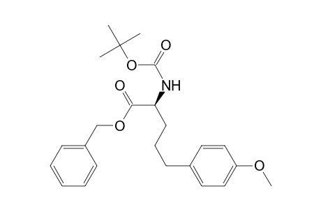 Benzyl 2-(S)-((tert-Butoxycarbonyl)amino)-5-(4'-methoxyphenyl)pentanoate