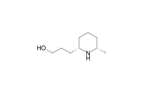 2-Piperidinepropanol, 6-methyl-, cis-(.+-.)-