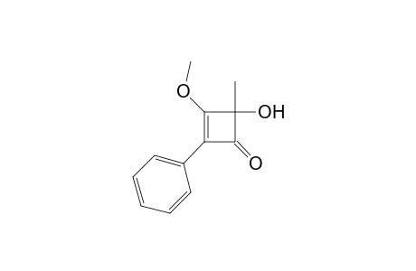 4-Hydroxy-3-methoxy-4-methyl-2-phenyl-2-cyclobuten-1-one