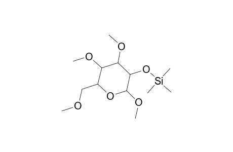 .alpha.-D-Glucopyranoside, methyl 3,4,6-tri-O-methyl-2-O-(trimethylsilyl)-
