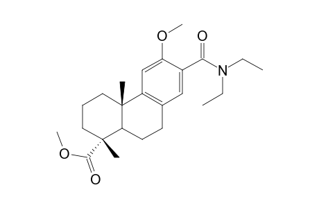 Methyl 13-(N,N-Diethylcarbamoyl)-12-methoxypodocarpa-8,11,13-trien-19-oate