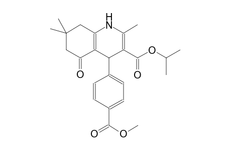 isopropyl 4-[4-(methoxycarbonyl)phenyl]-2,7,7-trimethyl-5-oxo-1,4,5,6,7,8-hexahydro-3-quinolinecarboxylate