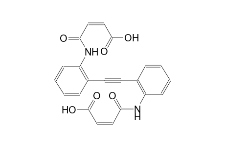 2-butenoic acid, 4-[[2-[[2-[[(2Z)-3-carboxy-1-oxo-2-propenyl]amino]phenyl]ethynyl]phenyl]amino]-4-oxo-, (2Z)-