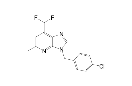 3-(4-Chlorobenzyl)-7-(difluoromethyl)-5-methyl-3H-imidazo[4,5-b]pyridine
