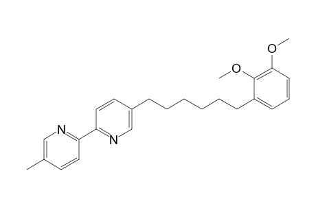 5-[6-(2,3-Dimethoxyphenyl)hexyl]-5'-methyl-2,2'-bipyridine