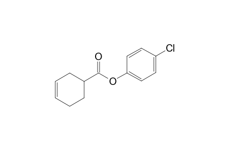 Cyclohex-3-enic acid 4-Chlorophenyl ester