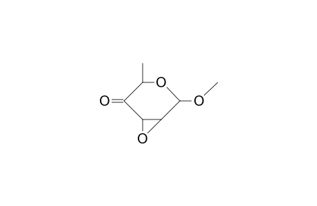 Methyl-2,3-anhydro-6-deoxy.alpha.-D-ribo-hexopyranosid-4-ulose