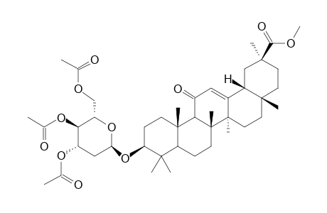 METHYL-3-BETA-O-(3,4,6-TRI-O-ACETYL-2-DEOXY-ALPHA-L-ARABINO-HEXOPYRANOSYL)-18-BETA-GLYCYRRHETINATE