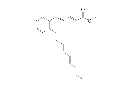 (2E,4E)-5-[2-[(1E,3E,5E,7E)-nona-1,3,5,7-tetraenyl]phenyl]penta-2,4-dienoic acid methyl ester