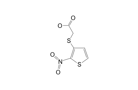 2-(2-nitrothiophen-3-yl)sulfanylacetic acid