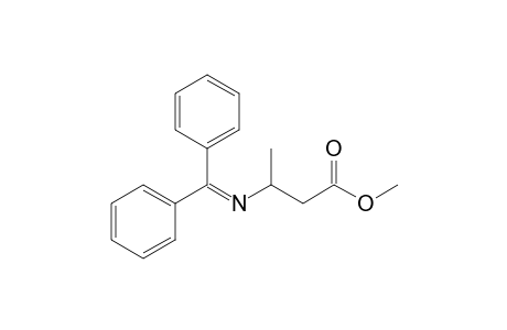 3-(benzhydrylideneamino)butyric acid methyl ester