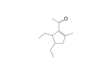 1-(4,5-Diethyl-2-methyl-1-cyclopenten-1-yl)ethanone