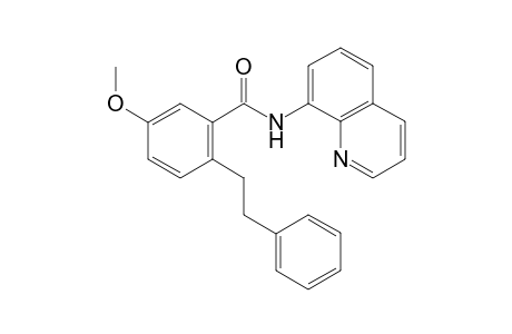 5-Methoxy-2-phenethyl-N-(quinolin-8-yl)benzamide