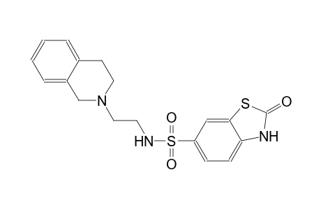N-[2-(3,4-dihydro-2(1H)-isoquinolinyl)ethyl]-2-oxo-2,3-dihydro-1,3-benzothiazole-6-sulfonamide