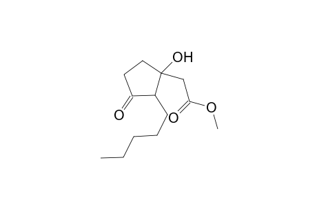 Methyl (1RS,2SR)-1-Hydroxy-3-oxo-2-pentylcyclopentaneacetate