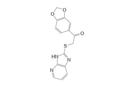 1-(1,3-benzodioxol-5-yl)-2-(3H-imidazo[4,5-b]pyridin-2-ylsulfanyl)ethanone