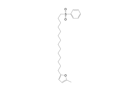 2-methyl-5-[14-(phenylsulfonyl)tetradecyl]furan