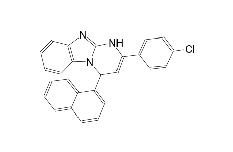 2-(4-chlorophenyl)-4-(1-naphthyl)-1,4-dihydropyrimido[1,2-a]benzimidazole