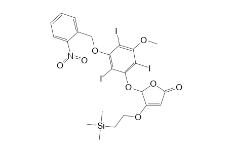 5-[2,4,6-Triiodo-5-methoxy-3-o-nitrobenzyloxyphenoxy)-4-[2-(trimethylsilyl)eth-1-oxy]-2(5H)-furanone