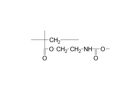 Poly[1-methyl-1-(methoxycarbonyliminoethyleneoxycarbonyl)ethylene]