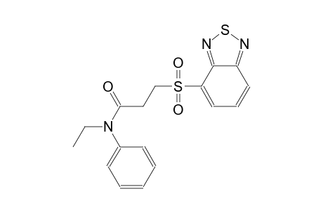 propanamide, 3-(2,1,3-benzothiadiazol-4-ylsulfonyl)-N-ethyl-N-phenyl-