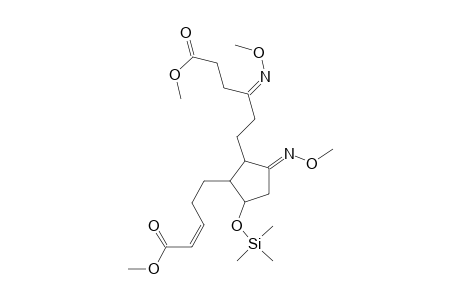 5-(2-(3-(methoxyimino)-5-(methoxycarbonyl)pentyl)-3-methoxyimino-5-(trimethylsiloxy)cyclopentyl)penta-2(Z)-enoic acid methyl ester